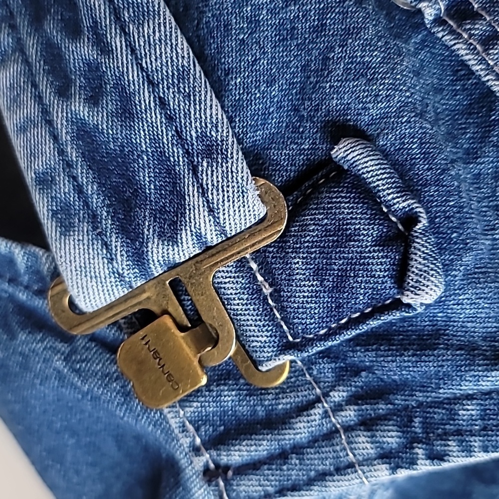 carhartt Men Vintage Workwear Overalls Loose Fit Carpenter Blue Jean 42x32 EUC - Picture 10 of 16